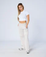 Womens City Dreams Baby Tee White (1)