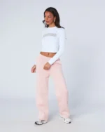 Womens Player LS Tee Blush White (2)