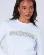 Womens Player LS Tee Blush White (4)