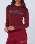 Womens Player LS Tee Maroon