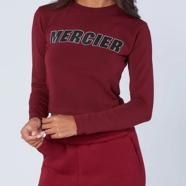 Womens Player LS Tee Maroon