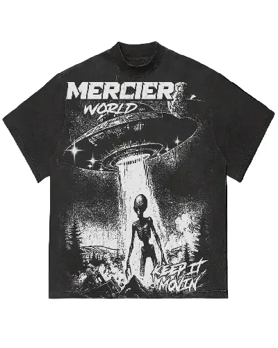 UFO Relaxed Tshirt Vintage Black PRE ORDER (1)