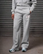 Womens Studded Zip Tracksuit Grey (4)